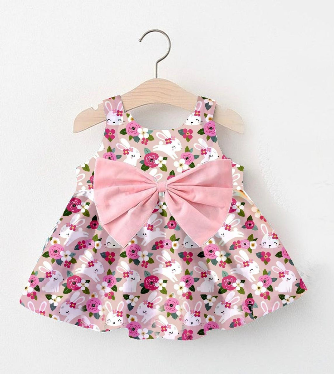 Baby Girl Clothes Summer Rabbit Dress –