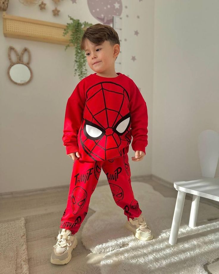 KIDS SPIDERMAN THWIP SWETSHIRT WITH PANTS