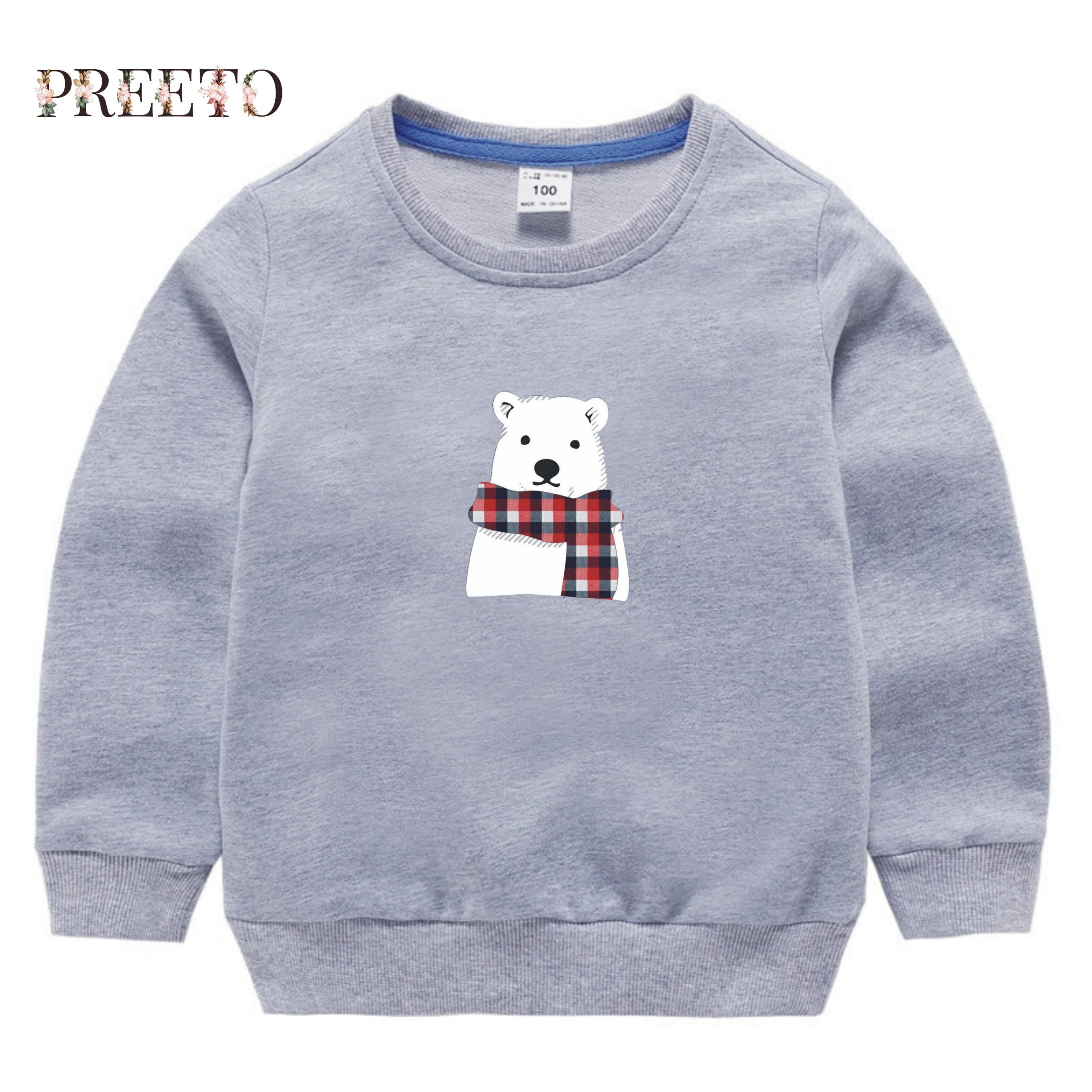 Kids Snow Bear Sweatshirt