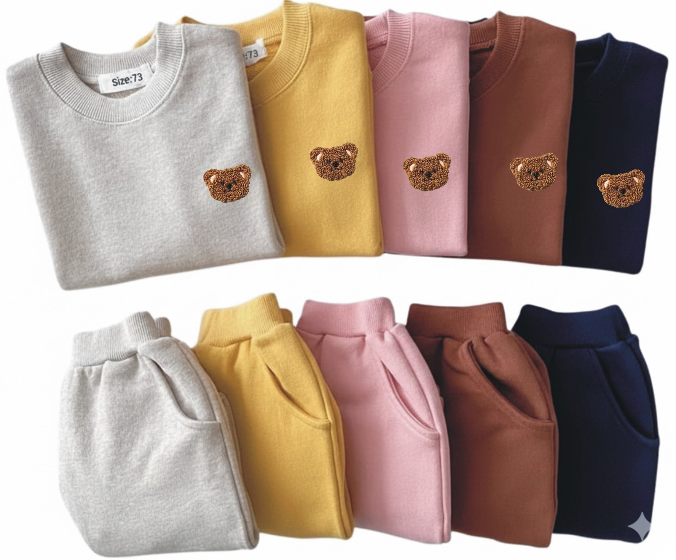 CUTE BEAR  SWETSHIRT WITH PANTS