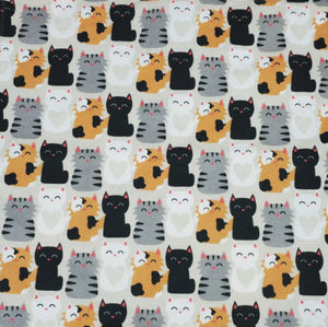 Kids Cats Flannal pyjama set for winter