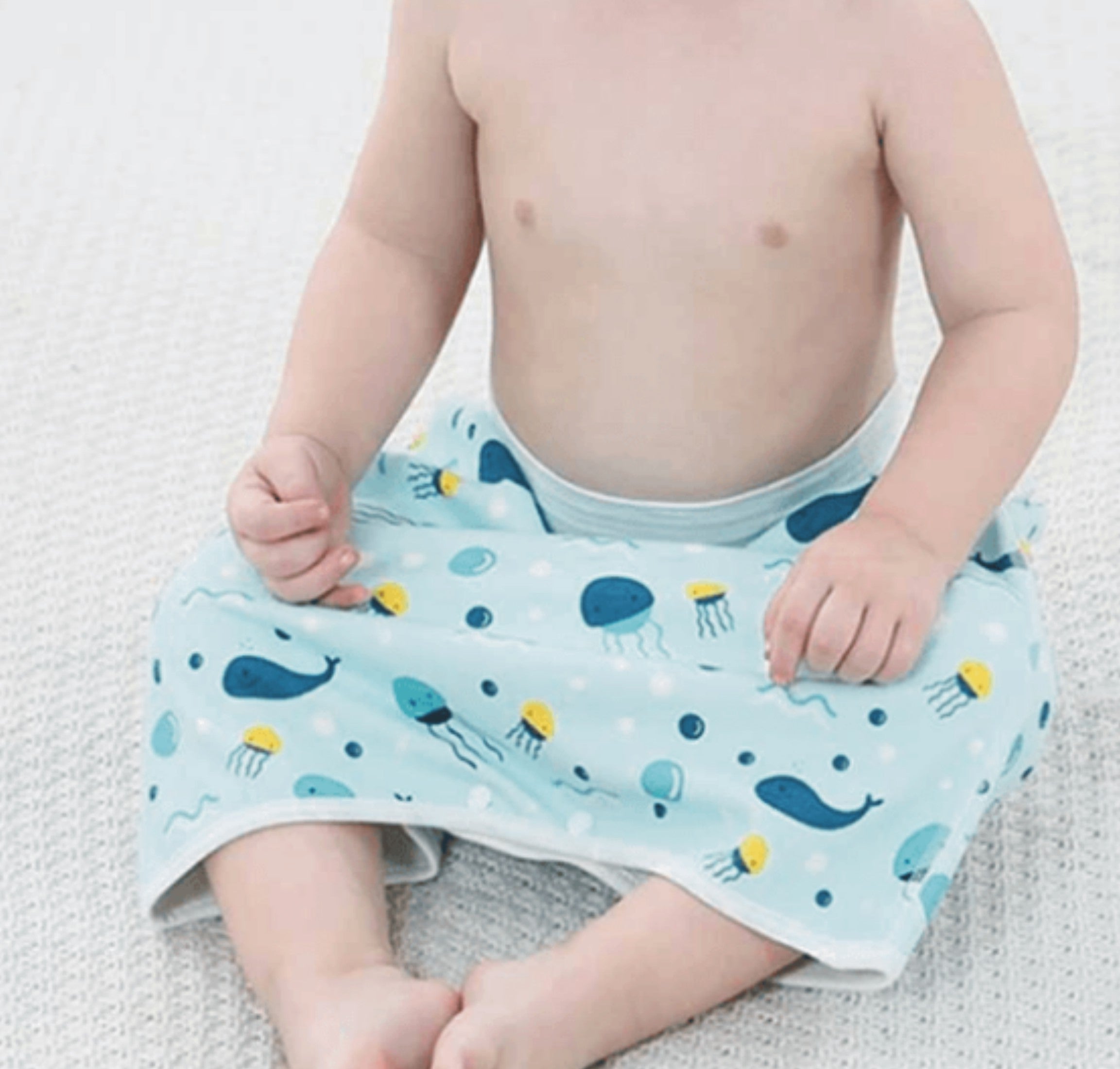 Baby Diaper Skirt Waterproof Leakproof Urine-proof and Not Wet Infant Nappies Pure Cotton and TPU Fabric Baby Products