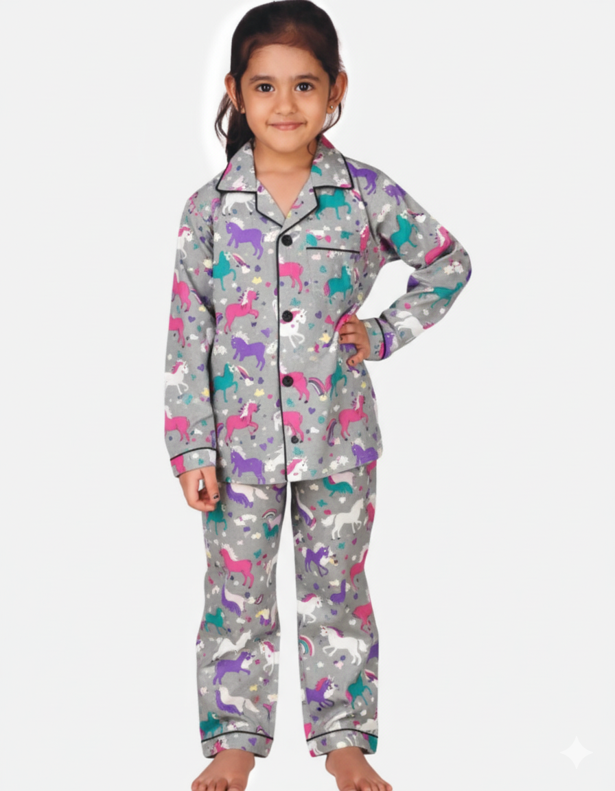 Unicorn Flannal pyjama set for winter