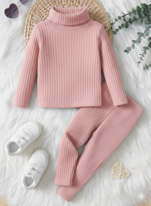 winter ribbed thermal Suit for Toddlers