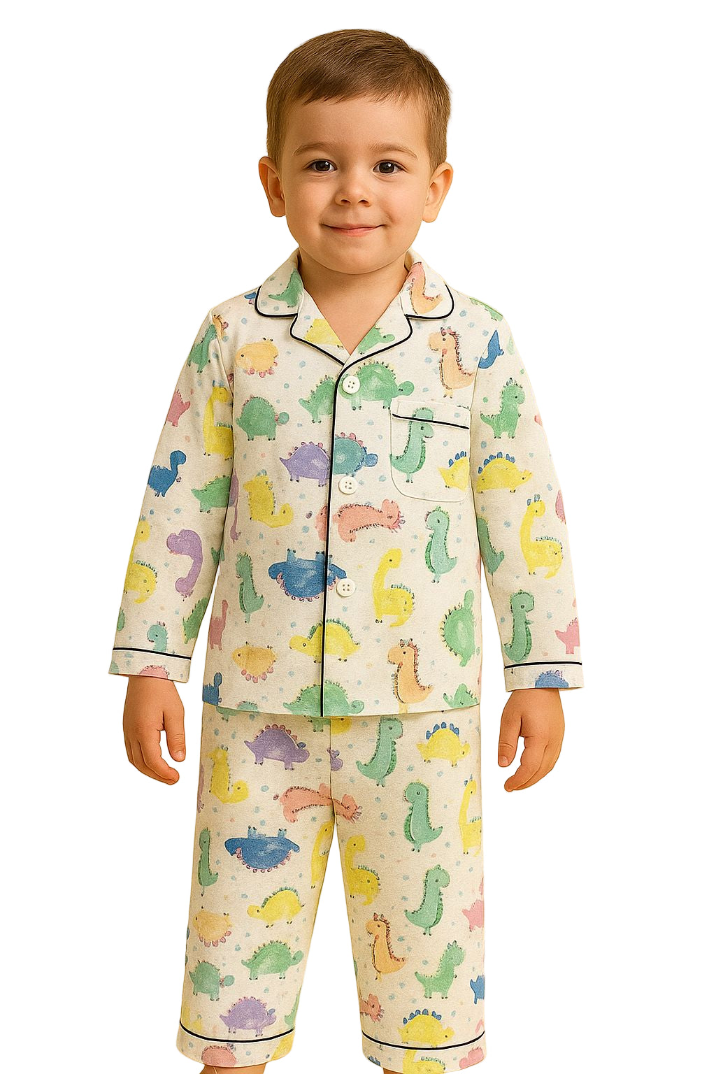 Kids DINOSAUR  Flannal pyjama set for winter