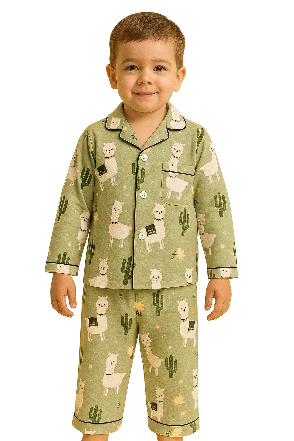 Kids Lama Flannal pyjama set for winter