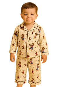 Kids Teddy Bear Flannal pyjama set for winter