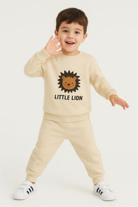 Little lion kids sweatshirt and pants