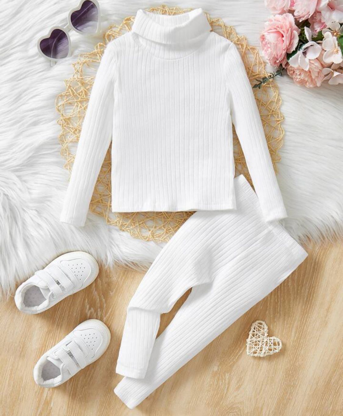 winter ribbed thermal Suit for Toddlers