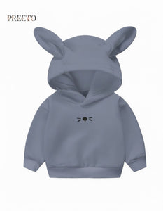 Kids Long Ear Rabbit Hoodie