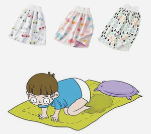 Baby Diaper Skirt Waterproof Leakproof Urine-proof and Not Wet Infant Nappies Pure Cotton and TPU Fabric Baby Products