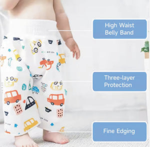 Baby Diaper Skirt Waterproof Leakproof Urine-proof and Not Wet Infant Nappies Pure Cotton and TPU Fabric Baby Products