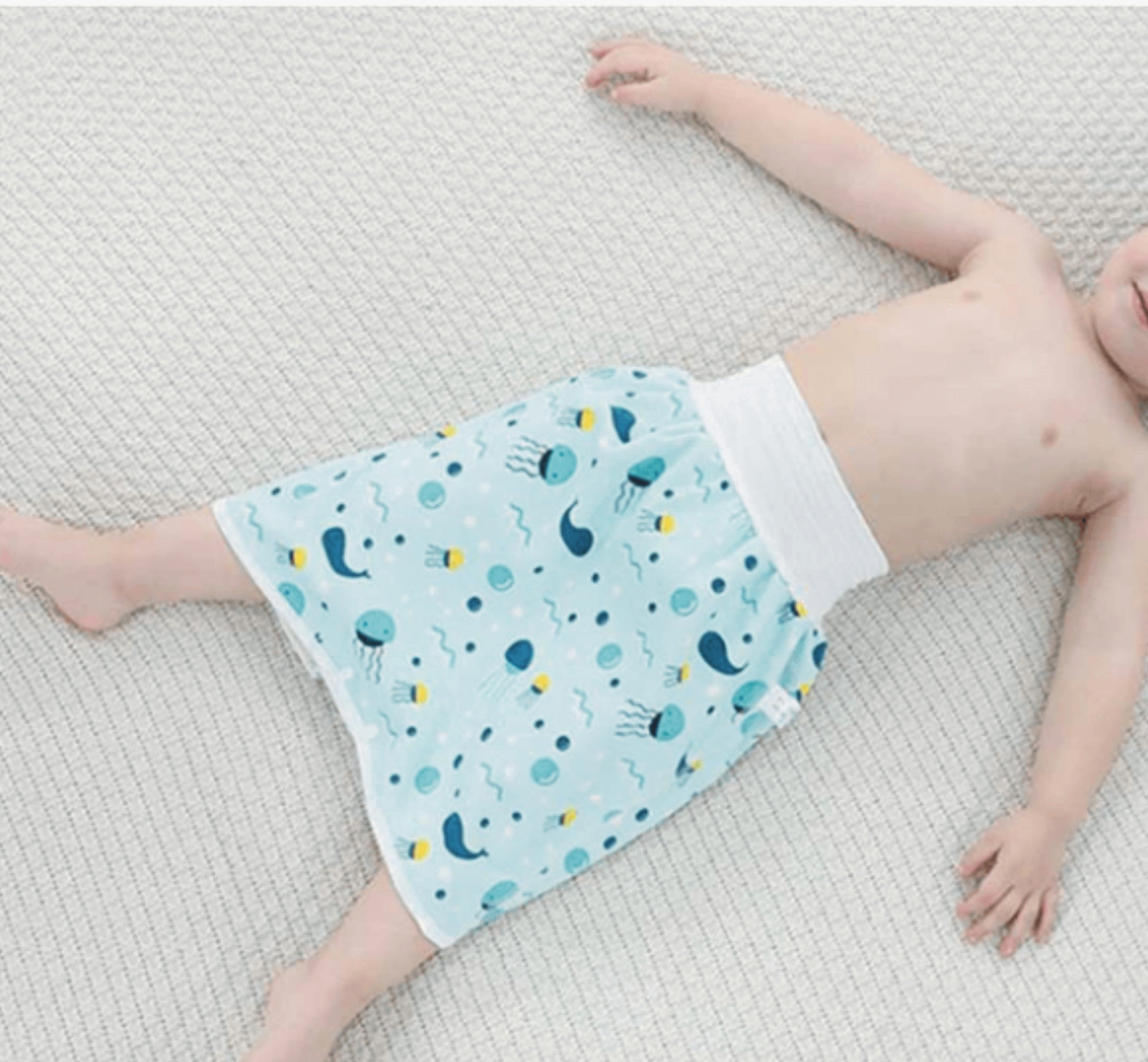 Baby Diaper Skirt Waterproof Leakproof Urine-proof and Not Wet Infant Nappies Pure Cotton and TPU Fabric Baby Products