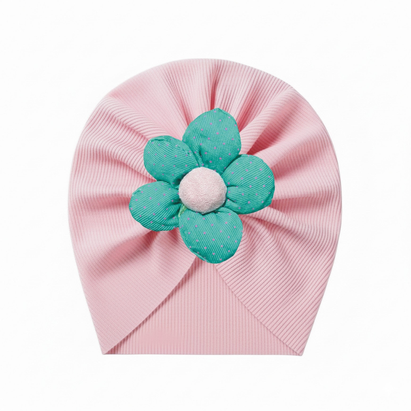 Cute Flower Baby Girls Bow Turban Hat