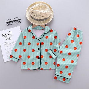 Kids Baby Cotton Sleepwear Cute Long Sleeve (Copy)