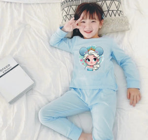 Elsa Frozen Baby Girl Clothing Suit Tracksuit