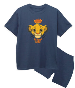 Kids SIMBA Boys Short Sleeve T-Shirt Short Sets Toddler Summer Cotton Outfits