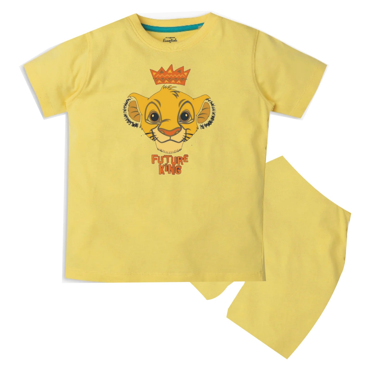 Kids SIMBA Boys Short Sleeve T-Shirt Short Sets Toddler Summer Cotton Outfits