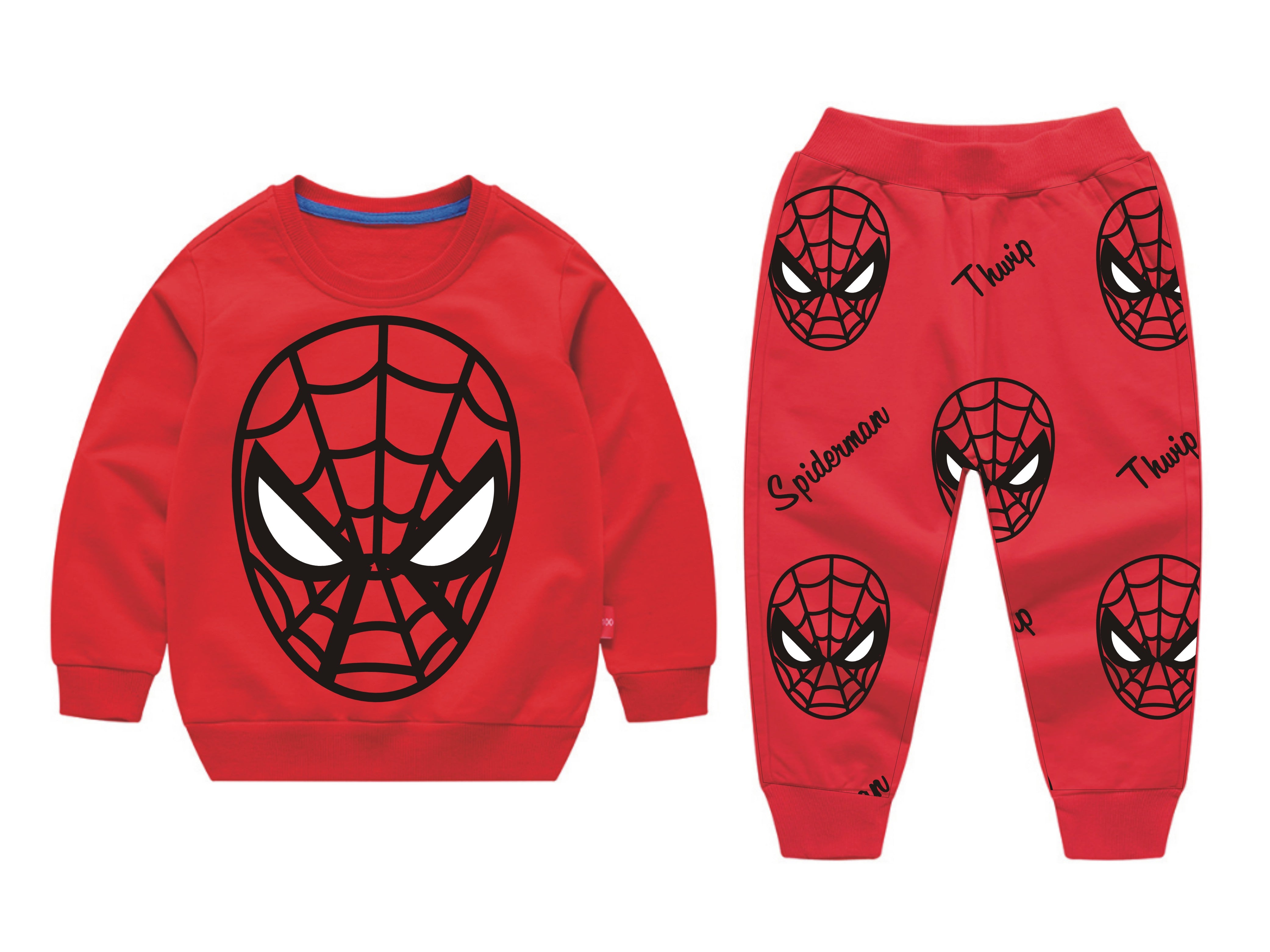 KIDS SPIDERMAN THWIP SWETSHIRT WITH PANTS
