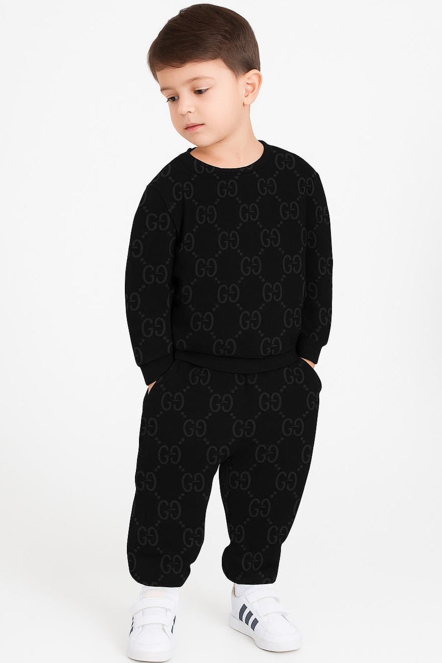 Little Boys Fleece Pullover Sweatshirt & Pants