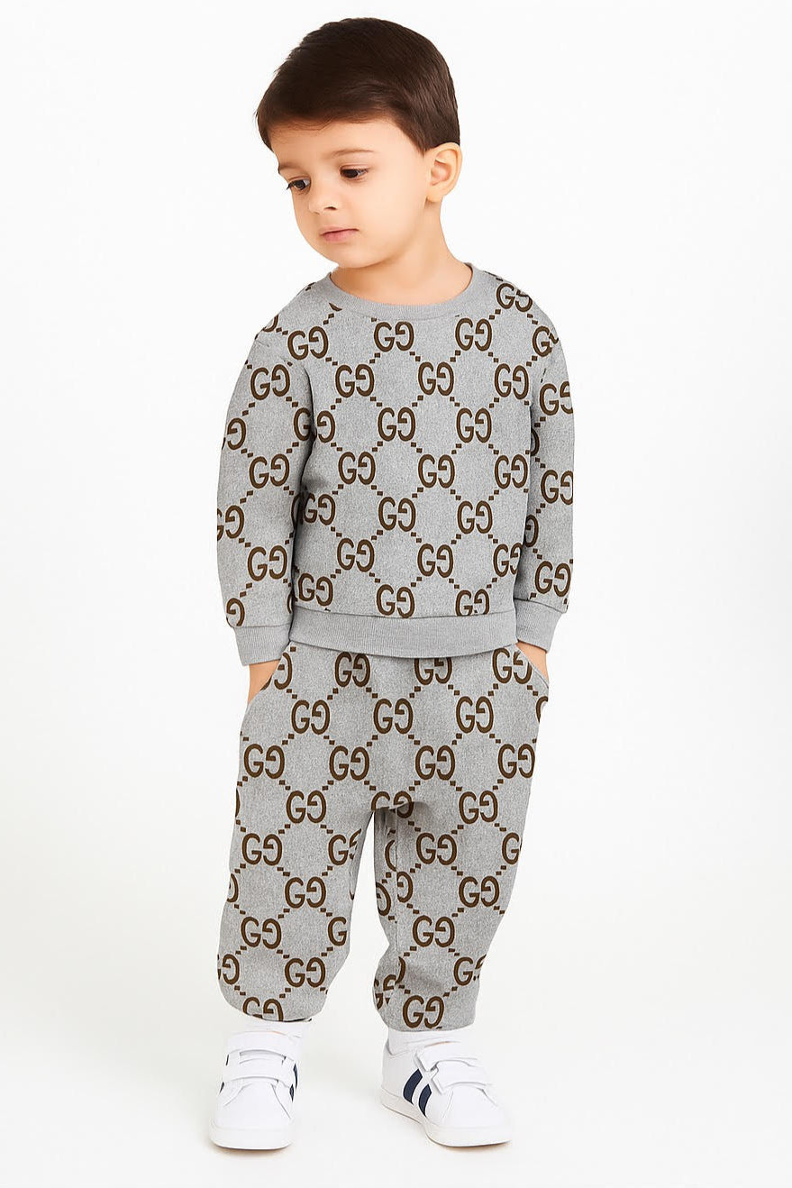 Little Boys Fleece Pullover Sweatshirt & Pants