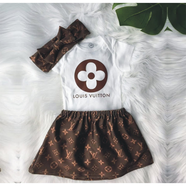 Baby Girl Clothes Baby clothes Little Girls Summer louis Vuitton Dress Romper Bodysuit